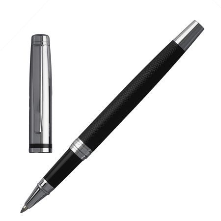 Logotrade promotional product picture of: Rollerball pen Treillis, grey