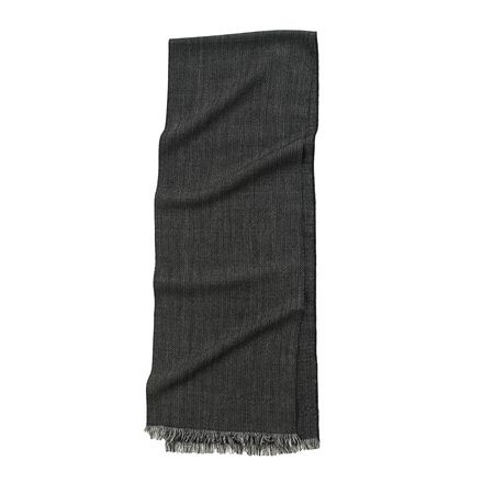 Logotrade promotional product picture of: Wool scarf Rhombe, black
