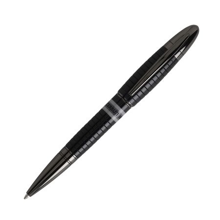 Logo trade promotional giveaways image of: Ballpoint pen Central Resin, grey