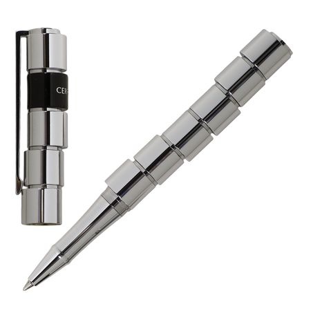Logo trade promotional merchandise image of: Rollerball pen Excentric, grey