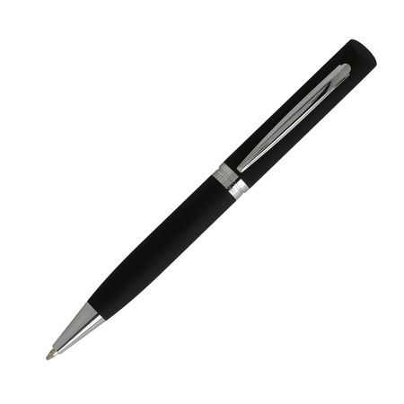 Logo trade promotional gifts picture of: Ballpoint pen Soft, black