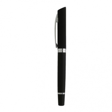 Logotrade promotional item image of: Rollerball pen Soft, black