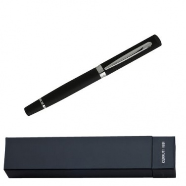 Logo trade corporate gifts image of: Rollerball pen Soft, black