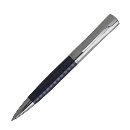 Logo trade promotional products picture of: Ballpoint pen Conquest Blue