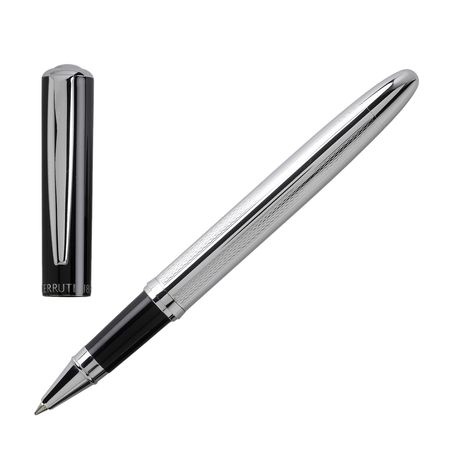 Logotrade business gift image of: Rollerball pen Lodge, black