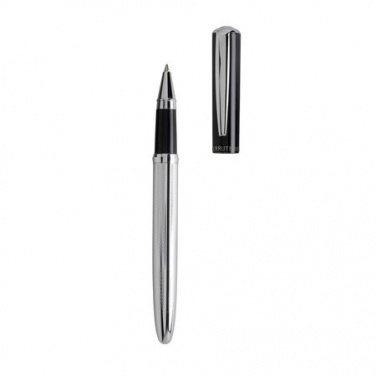 Logo trade corporate gifts picture of: Rollerball pen Lodge, black
