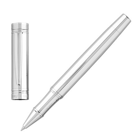 Logotrade advertising products photo of: Rollerball pen Zoom Silver
