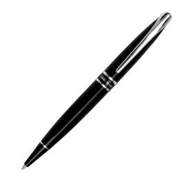 Logotrade promotional gift image of: Ballpoint pen Silver Clip, black