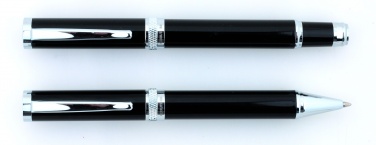 Logo trade promotional giveaway photo of: Rollerball pen Focus, black