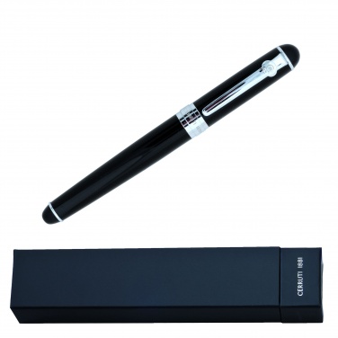 Logotrade promotional item picture of: Rollerball pen West, black