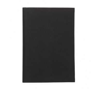 Logo trade promotional giveaways image of: Note pad A5 Drawer, black