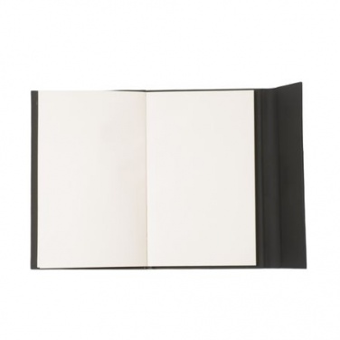 Logo trade promotional gifts image of: Note pad A5 Drawer, black