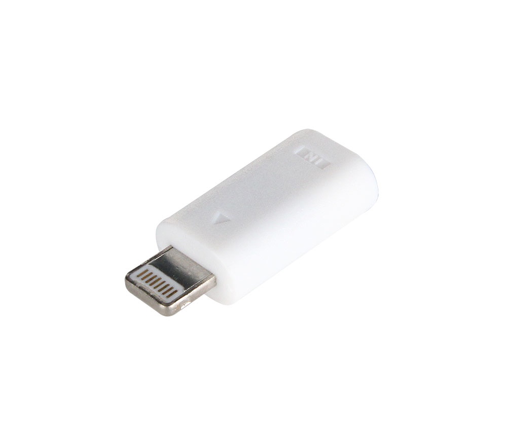 Logo trade promotional items image of: Adapter, white