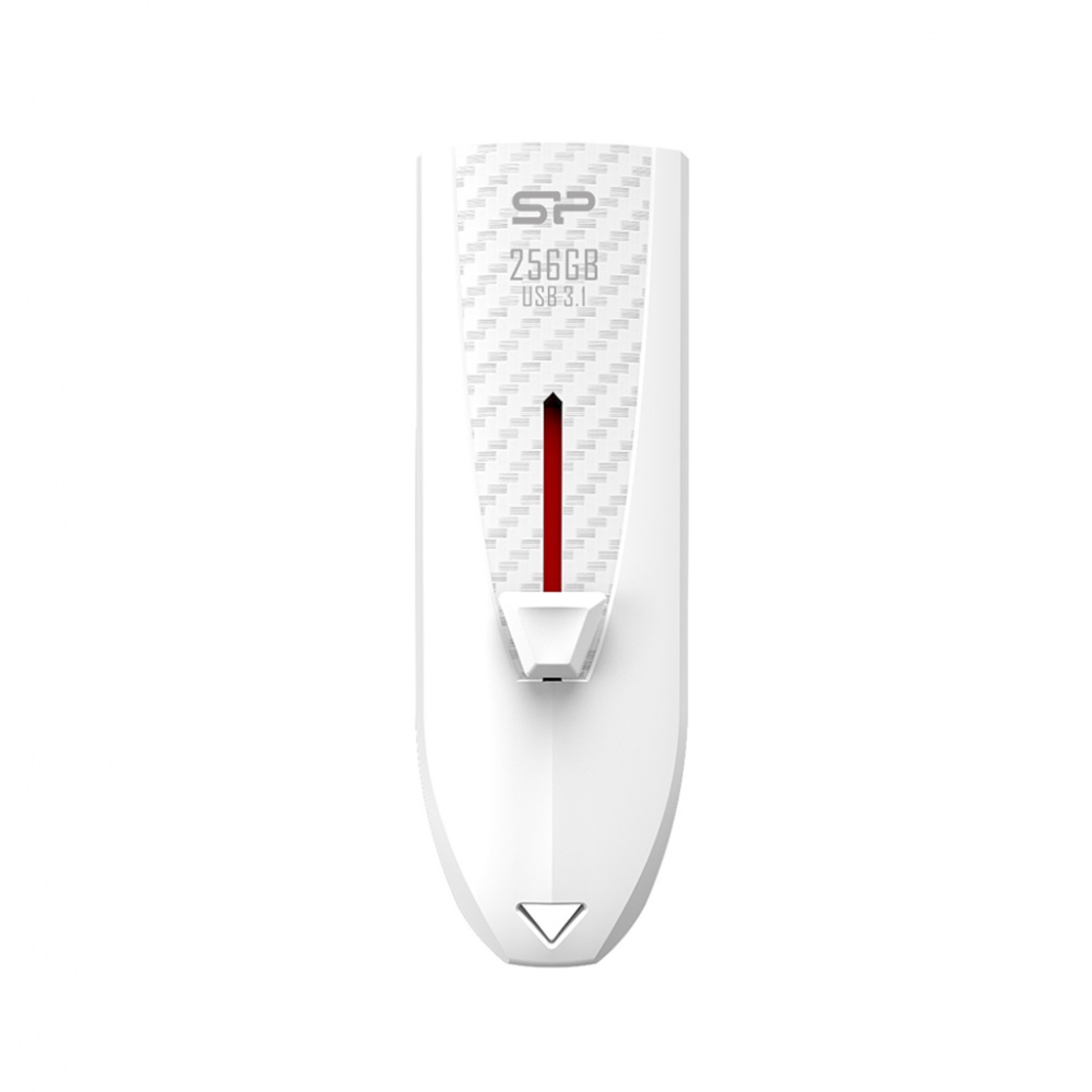 Logotrade promotional merchandise picture of: Pendrive Silicon Power Blaze B25 white