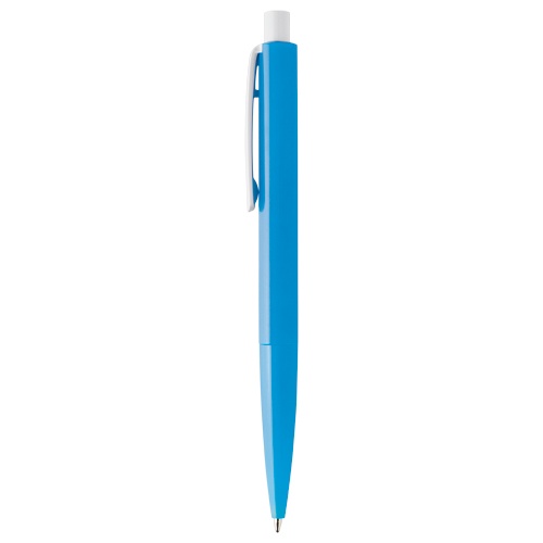 Logotrade promotional product image of: Plastic ball pen FARO, light blue