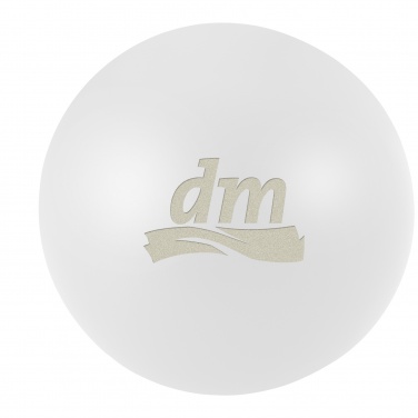 Logo trade promotional items picture of: Cool round stress reliever, white