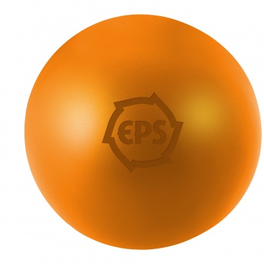 Logo trade corporate gifts image of: Cool round stress reliever, orange