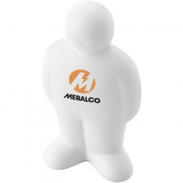 Logo trade promotional gifts picture of: Stress man, white