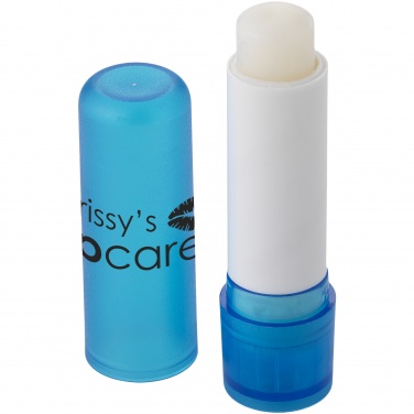 Logo trade advertising products image of: Deale lip salve stick, blue