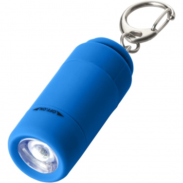 Logo trade business gifts image of: Avior rechargeable USB key light, blue
