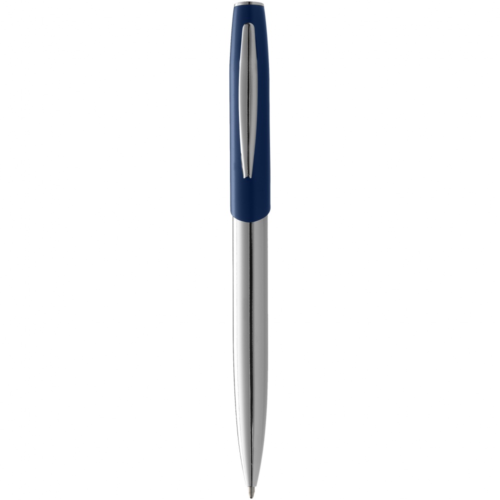 Logo trade promotional product photo of: Geneva ballpoint pen, dark blue