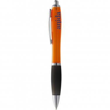 Logo trade promotional gifts picture of: Nash ballpoint pen, orange