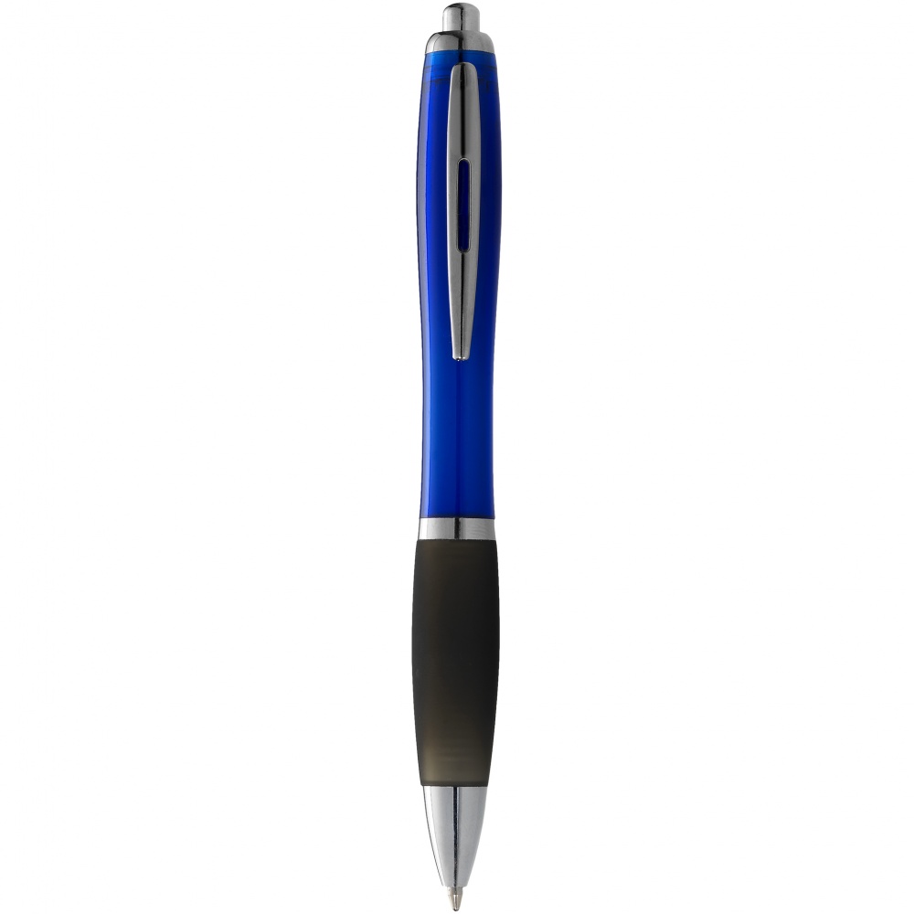 Logo trade business gift photo of: Nash ballpoint pen, blue
