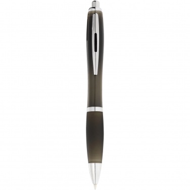 Logo trade corporate gifts image of: Nash ballpoint pen, black