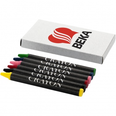 Logo trade advertising product photo of: 6-piece crayon set