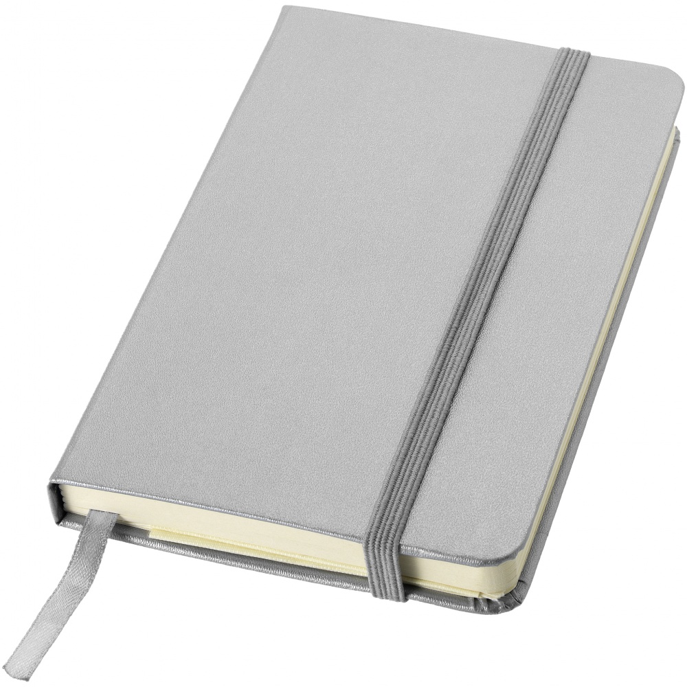 Logo trade promotional items picture of: Classic pocket notebook, gray