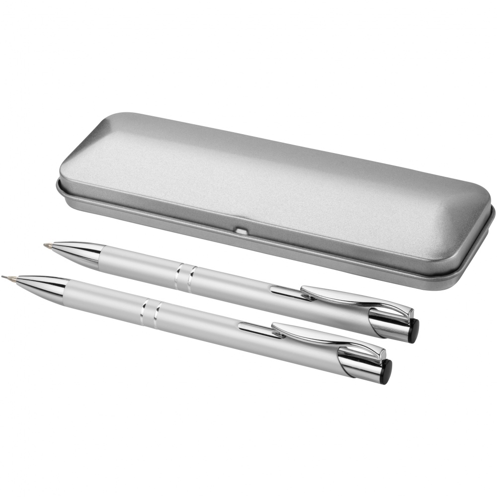 Logotrade promotional gift picture of: Dublin pen set, gray