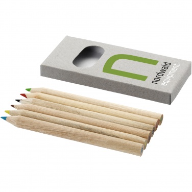 Logo trade promotional giveaway photo of: 6-piece pencil set