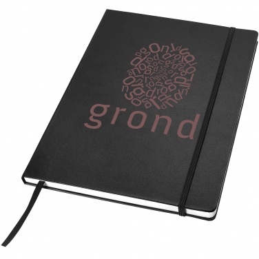 Logotrade promotional gift image of: Executive A4 hard cover notebook, black