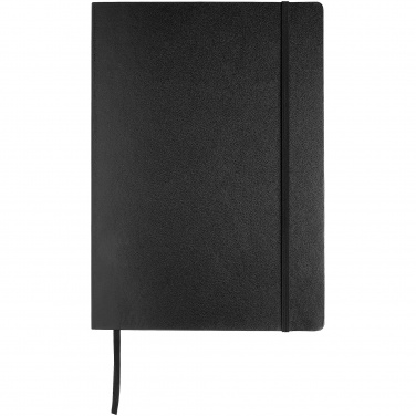 Logo trade promotional products picture of: Executive A4 hard cover notebook, black
