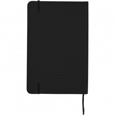 Logo trade promotional items image of: Executive A4 hard cover notebook, black