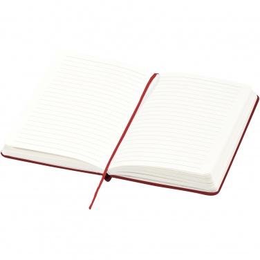Logo trade business gifts image of: Executive A4 hard cover notebook, red