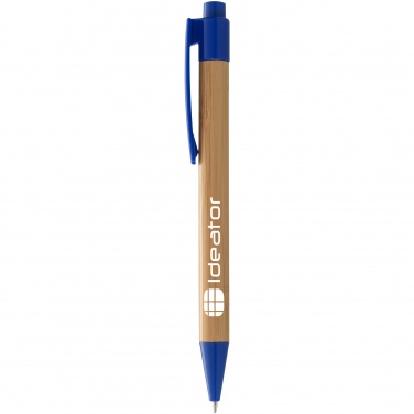 Logo trade promotional gifts image of: Borneo ballpoint pen, blue