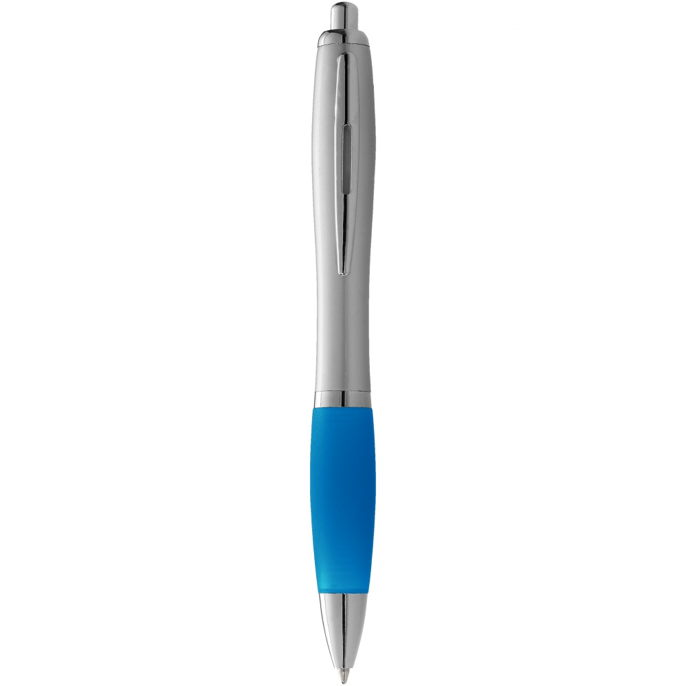 Logo trade business gifts image of: Nash ballpoint pen, blue