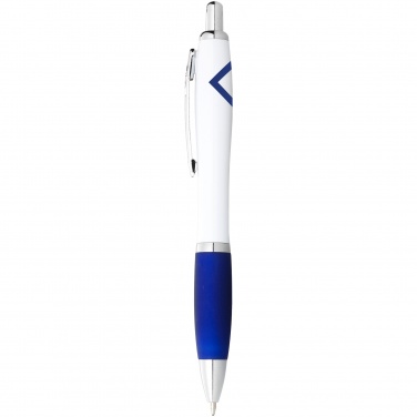 Logo trade promotional merchandise photo of: Nash Ballpoint pen, blue