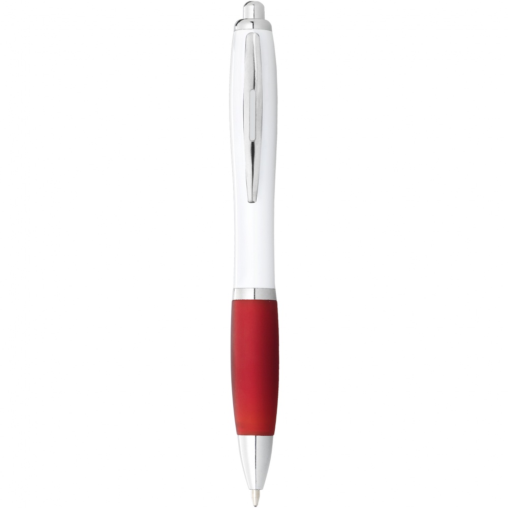 Logo trade corporate gift photo of: Nash Ballpoint pen, red