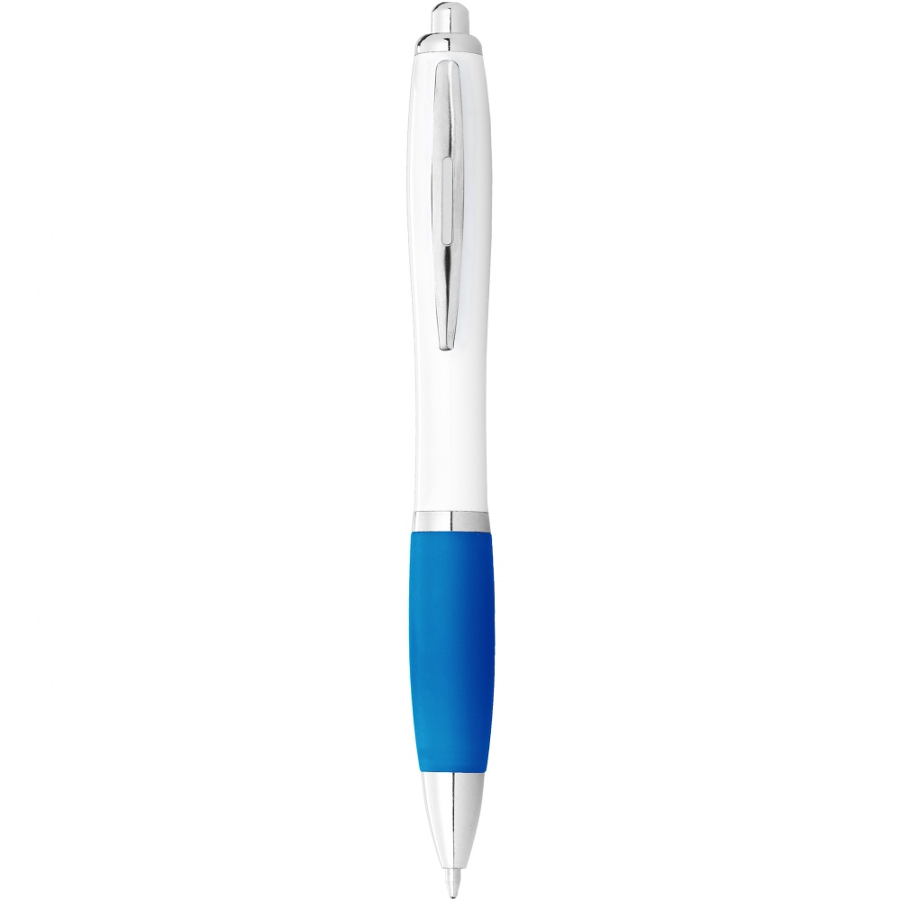 Logo trade promotional product photo of: Nash Ballpoint pen, blue