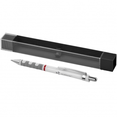 Logo trade promotional merchandise picture of: Tikky mechanical pencil, white