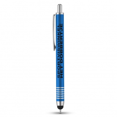 Logotrade promotional items photo of: Zoe stylus ballpoint pen, blue