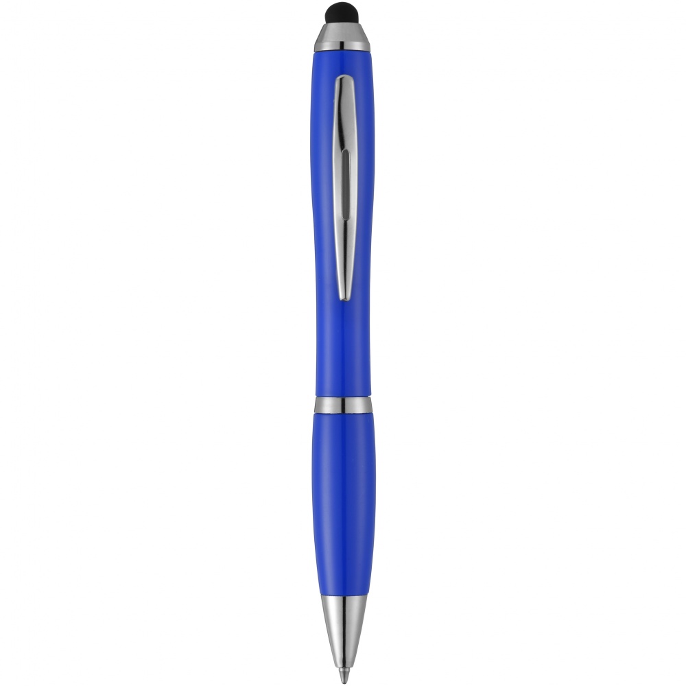 Logotrade promotional gift picture of: Nash stylus ballpoint pen, blue