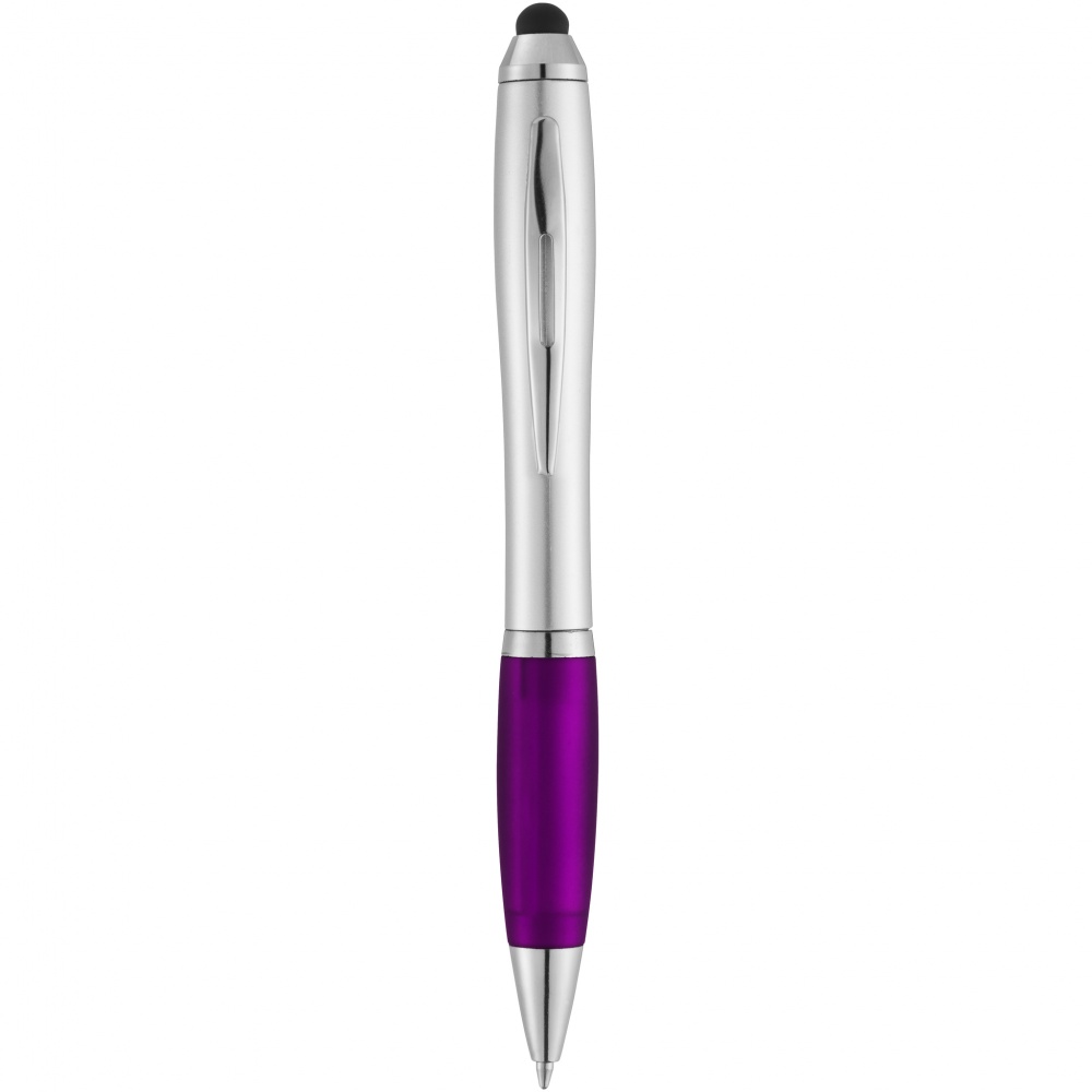 Logotrade promotional giveaways photo of: Nash stylus ballpoint pen, purple