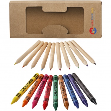 Logotrade corporate gift image of: Pencil and Crayon set