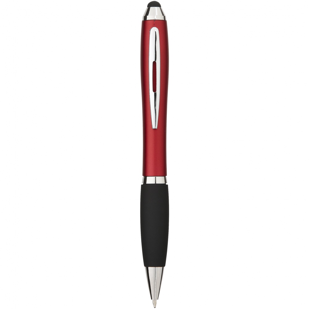 Logotrade promotional giveaway image of: Nash Stylus Ballpoint Pen, red