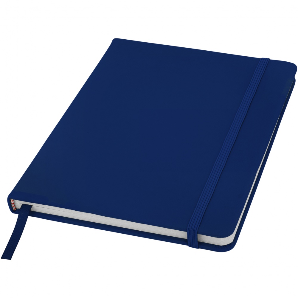 Logo trade promotional gifts picture of: Spectrum A5 Notebook, dark blue