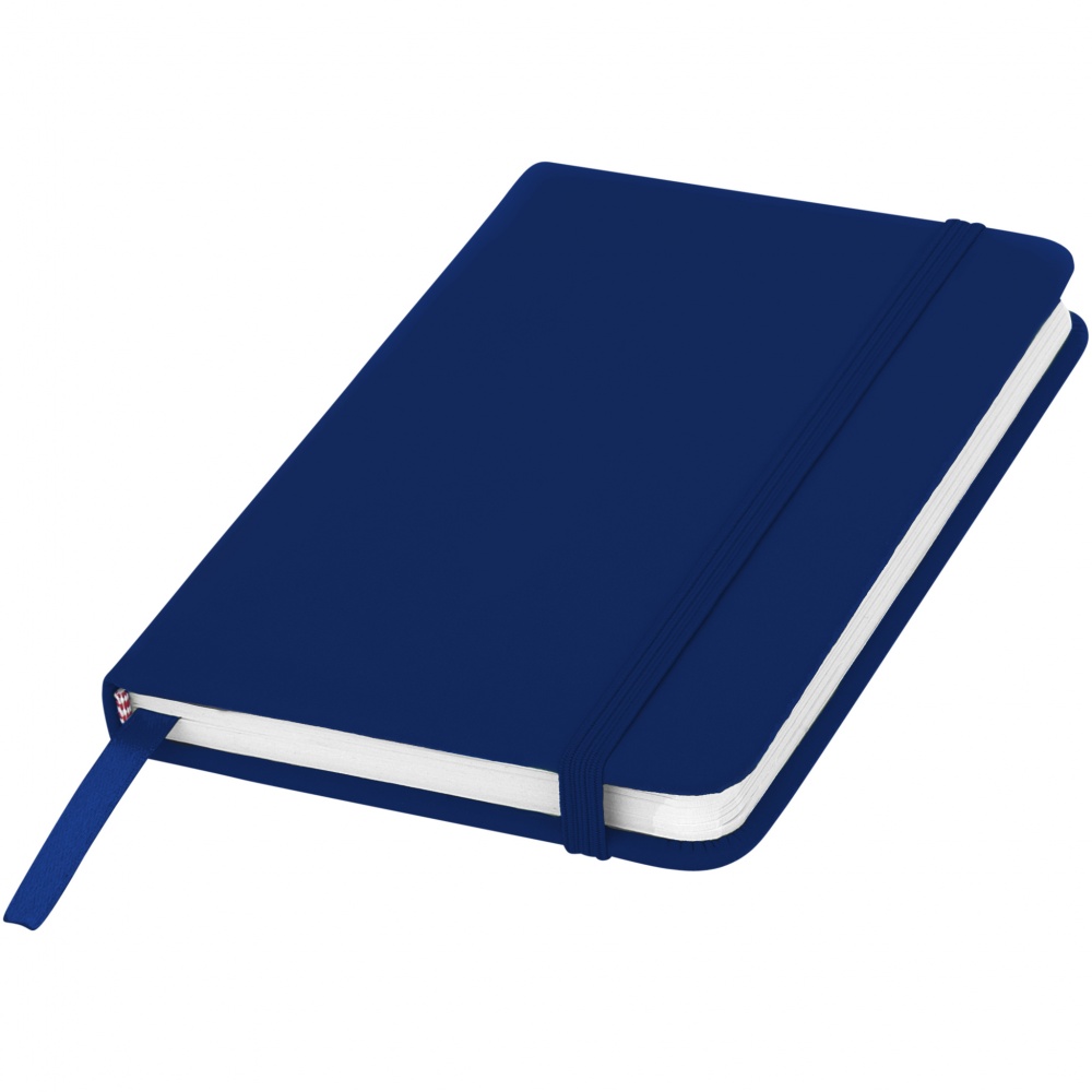 Logo trade promotional products image of: Spectrum A6 Notebook, dark blue