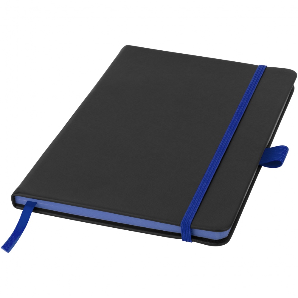 Logotrade business gift image of: Colour Edge A5 Notebook, blue